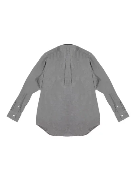 Карирана костюм риза Polo Ralph Lauren бродирана бяло