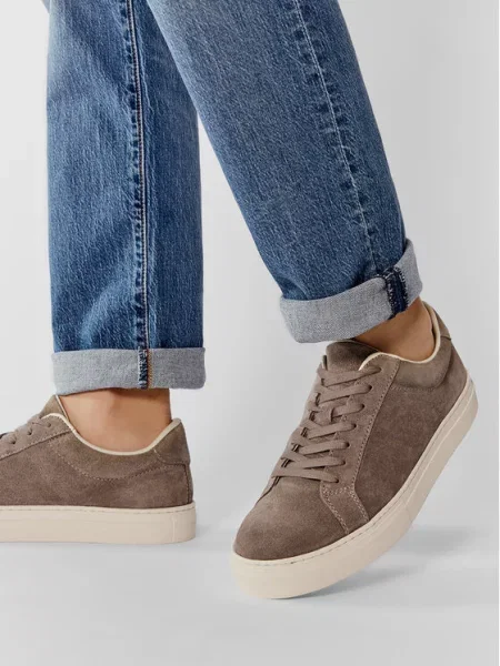 Vagabond Shoemakers buty zamszowe PAUL zielony brązowe