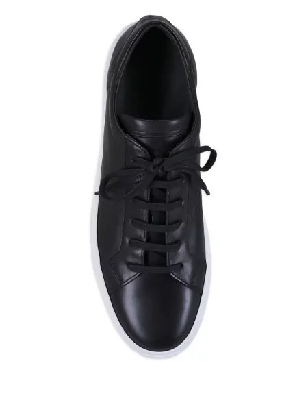 Sneakerși To Boot New York cu șireturi din dantelă negru