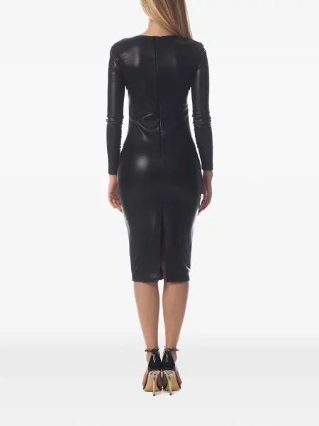 Rochie midi Tessitura Body Couture negru