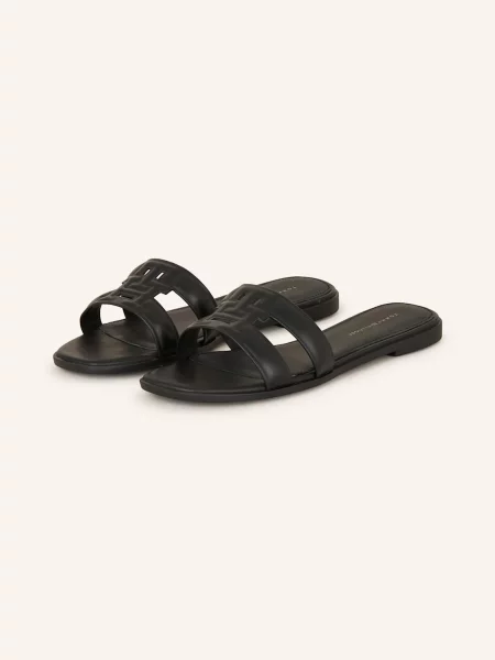 Mules Tommy Hilfiger na ramínka černé