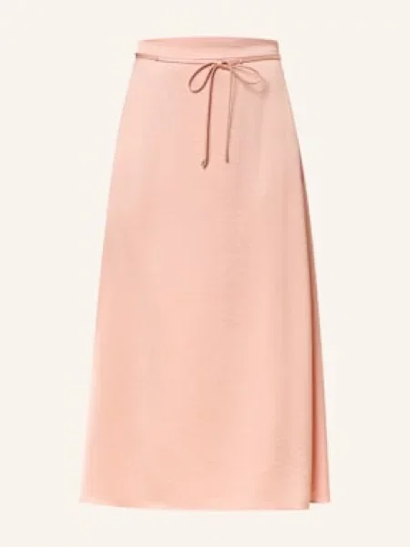 Marc Cain Saténová Sukně peach beige béžové