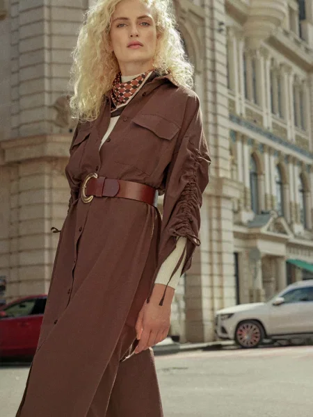 Rochie Trendyol țesută maro