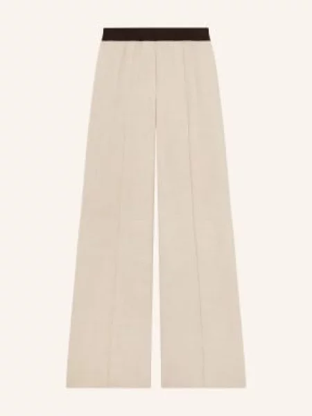 Reiss Spodnie Marlene Wilde beige beżowe