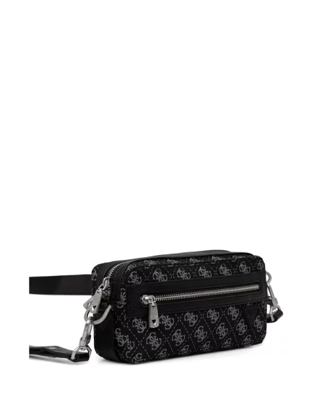 Geantă crossbody Guess cu imagine negru