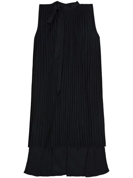 Rochie Mm6 Maison Margiela plisată de costum negru