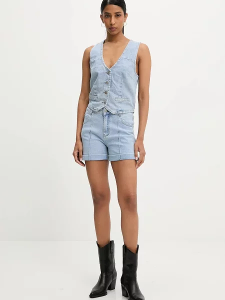 Джинсовий жилет Answear Lab однобортний