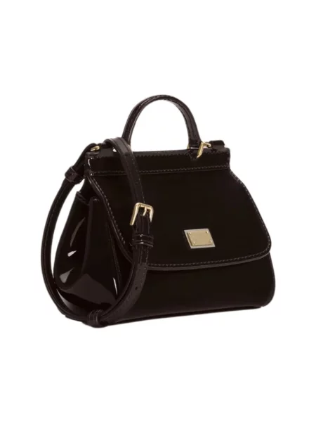 Torba crossbody Dolce And Gabbana skórzana brązowa