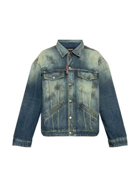 Kurtka jeansowa Dsquared2 niebieska