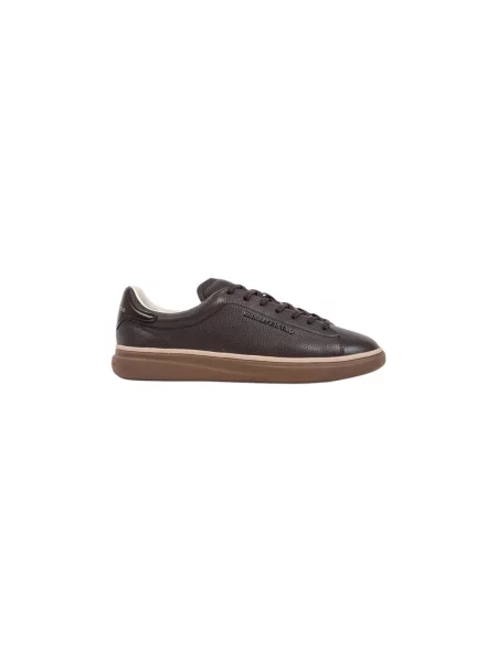 Sneakersy Karl Lagerfeld zamszowe brązowe