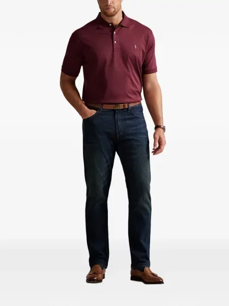 Gulerat șosete Polo Ralph Lauren de lână cu dungi negru