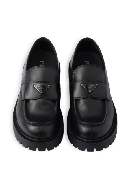 Pantofi loafer Prada din piele negru