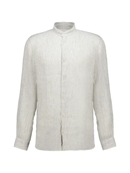 Pruhovaná dlouhá košile Boglioli bílá