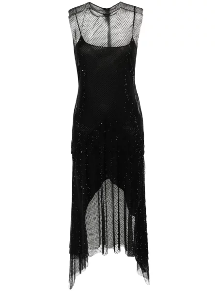 Stras rochie midi Philosophy Di Lorenzo Serafini negru