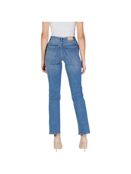 Blugi drepți Vero Moda albastru