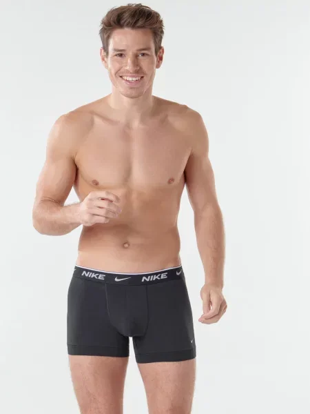 Boxerky Nike Everyday Cotton Stretch Trunk IEV černé bílé