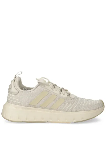 Бягане топ Adidas изрязани с принт бяло
