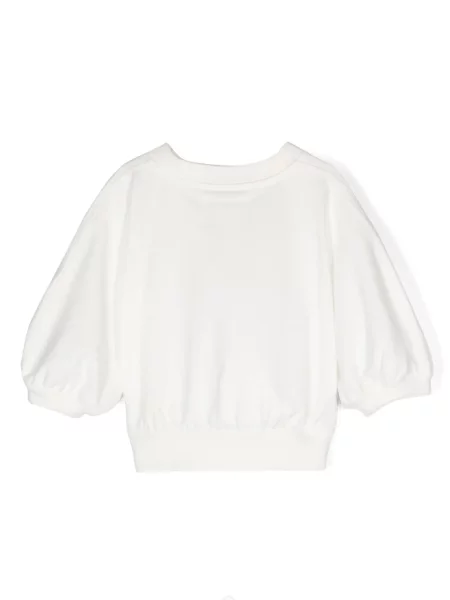 Bluza dziecięca Fendi biała