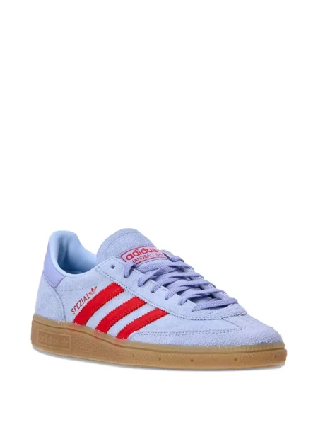Ριγέ sneakers Adidas Spezial σουέντ μωβ