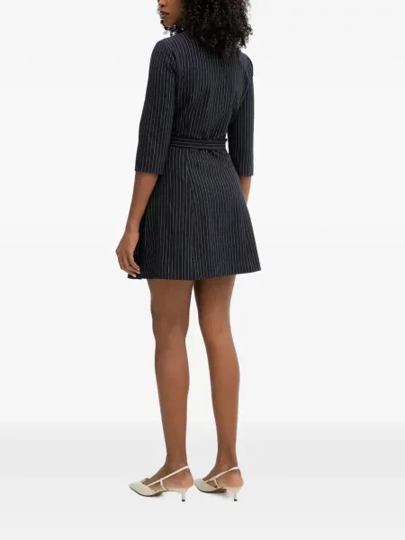 Cu centură rochie mini Morgan albastru