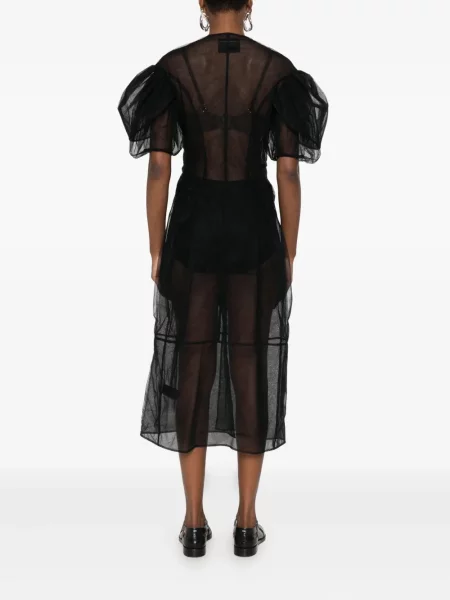Rochie Simone Rocha transparente de costum negru