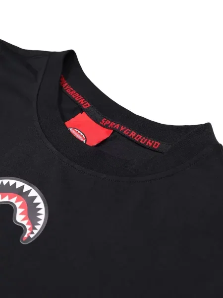 Raštuotas marškinėliai Sprayground juoda