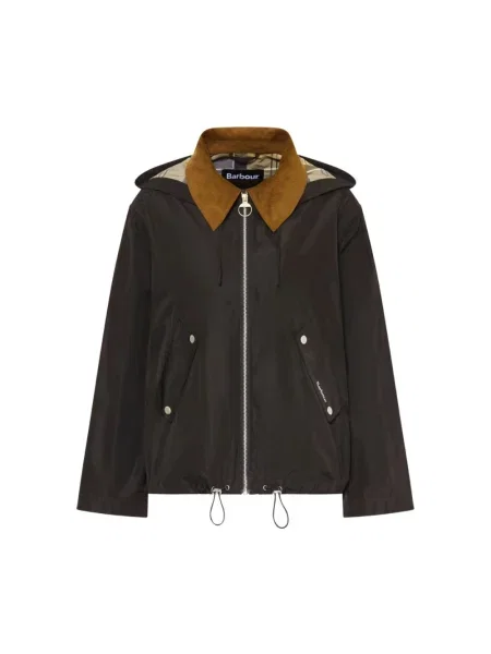 Kurtka funkcjonalna z wodoodpornego materiału o kroju regular fit model WEAVER' Barbour czarna