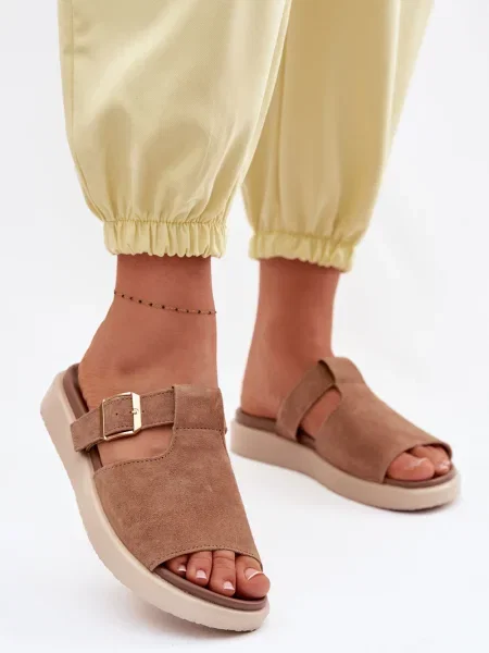 Copati Boto iz semiša rjava