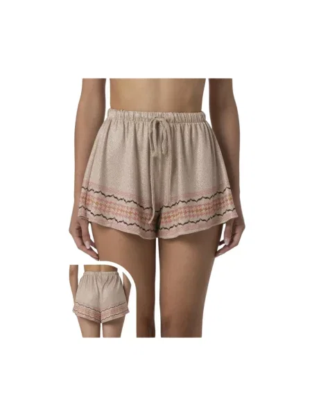 Szorty F**k beżowe