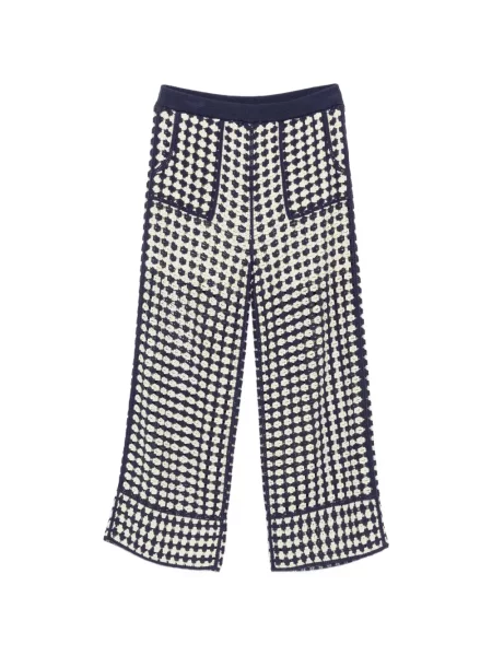 Pantaloni Farm Rio tricotate albastru