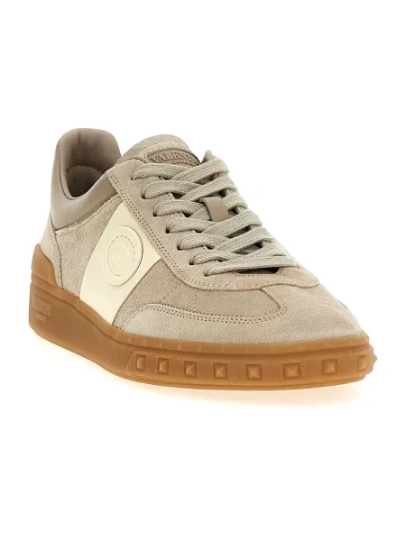 Sneakersy Valentino Garavani skórzane beżowe