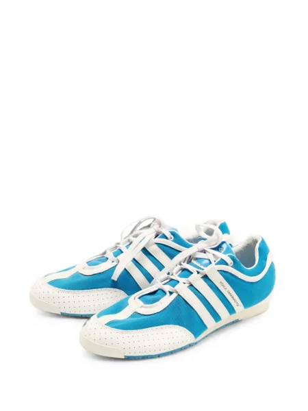 Sneakerși Y-3 din piele albastru