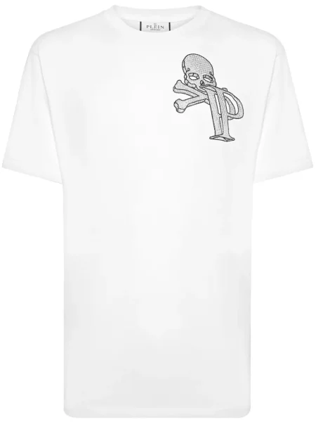 Tricou Philipp Plein alb