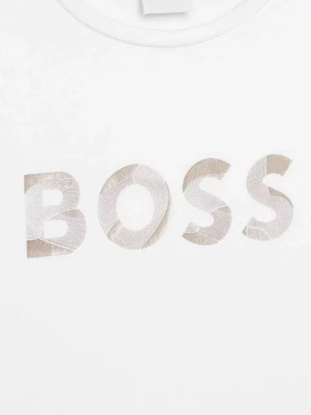 Детская футболка Boss белая