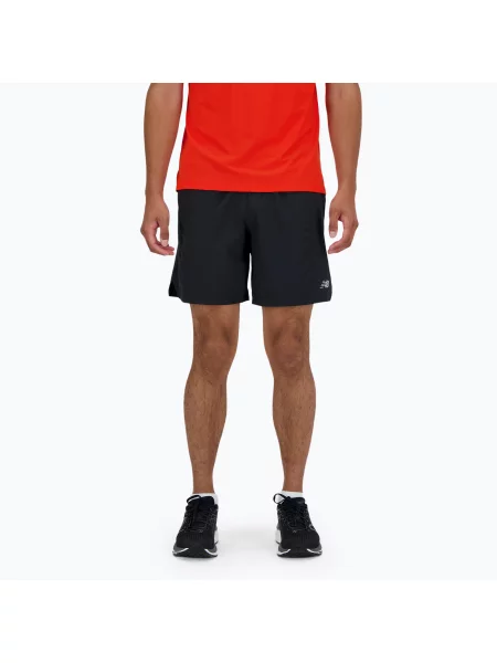 Pantaloni scurți de alergare pentru bărbați New Balance RC Seamless 7 Inch black negru
