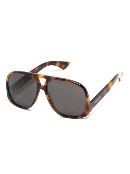 Saulės akiniai Saint Laurent Eyewear ruda