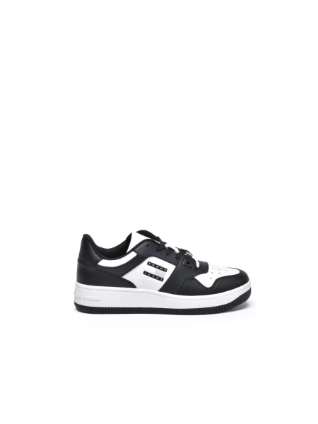 Sneakersy Tommy Jeans skórzane czarne