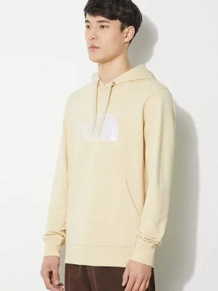 Кофта The North Face M Light Drew Peak Pullover Hoodie з капюшоном з принтом бежевий