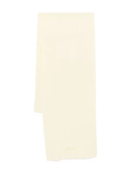 Fular Jacquemus cu broderie galben