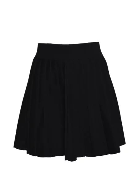 Fusta mini Mc2 Saint Barth tricotate negru