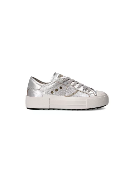 Buty do tenisa Philippe Model skórzane do tenisa szare