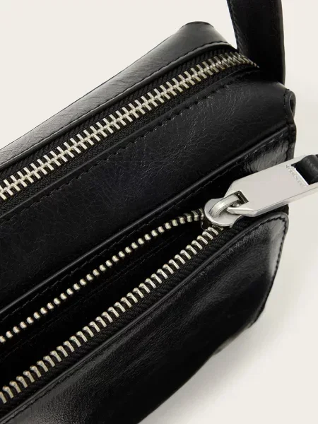 Кожаная сумка Allsaints