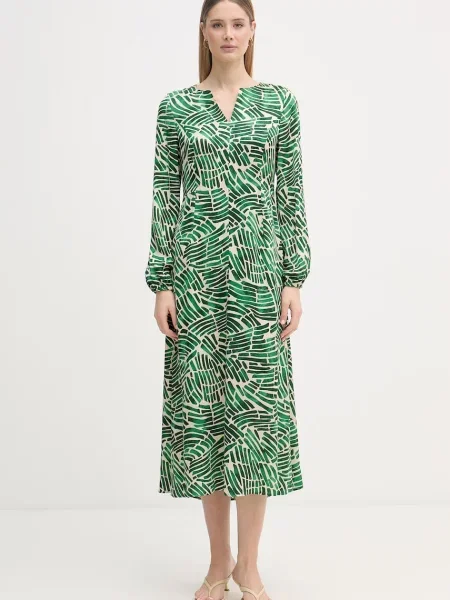 Marc Aurel rochie cu vâscoză verde