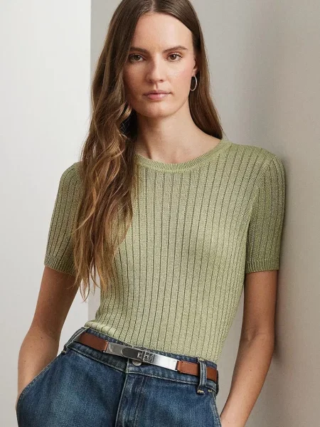 Bluză Lauren Ralph Lauren verde