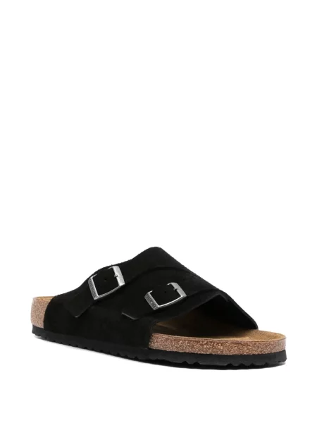 Zomšinės sandalai Birkenstock juoda