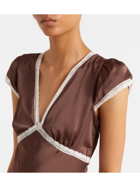 Rochie midi Faithfull maro