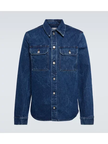 Cămașă Dries Van Noten albastru