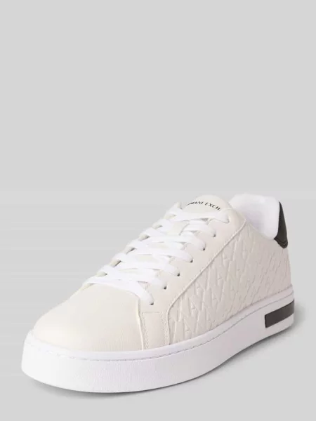 Sneakersy Armani Exchange białe