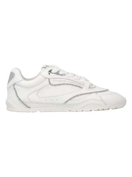 Sneakersy Pinko skórzane białe
