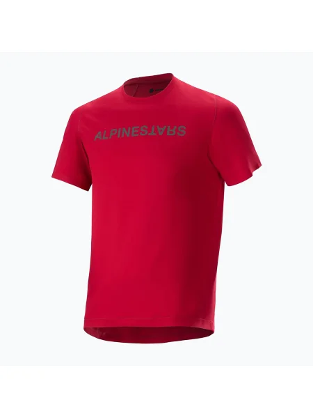 Мъжка колоездачна тениска Alpinestars A-Aria Switch red fluo червено